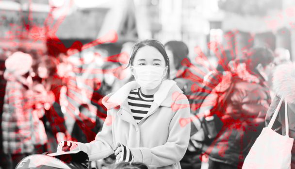 Coronavirus,Covid-19,Pandemic,Crisis,In,Tokyo,Japan.japanese,Mother,With,Kids